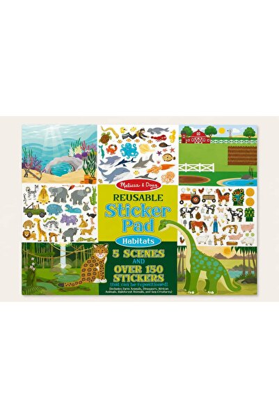 MentorAly Melissa & Doug Reusable Sticker Pad - Habitats Series (150+ Sticker...