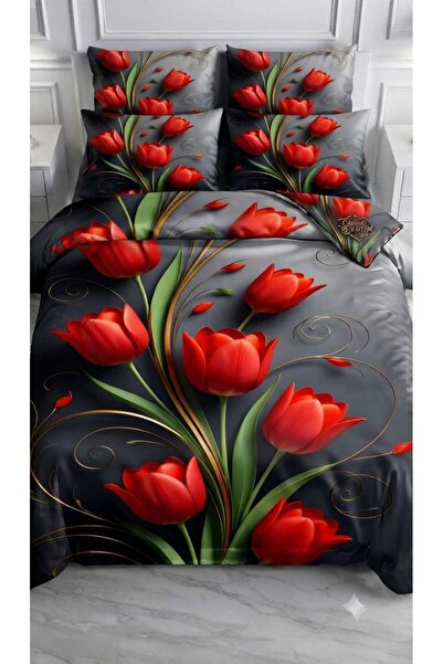 Elmas Dizayn Special Design Brand 240*260 cm Double Duvet Cover Set Organic S...