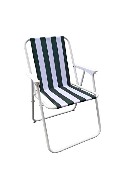 OEM Scaun camping D10883AT-2, pliant, structura metal, verde + alb, 50 x 54 x...