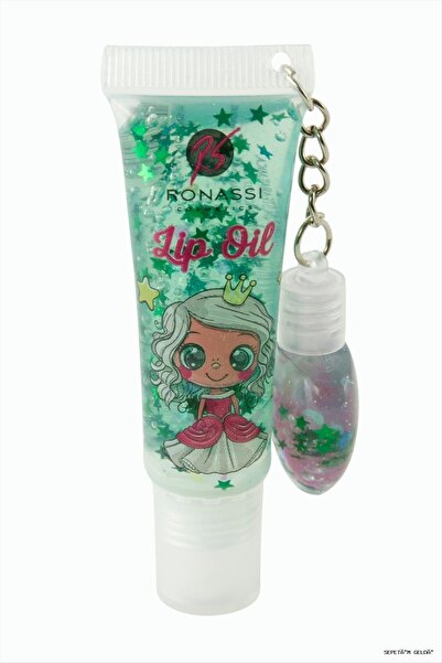 ZERO LAND Spt-Gld Ronassi Heart Keychain Lip (103019) Moisturizing Green