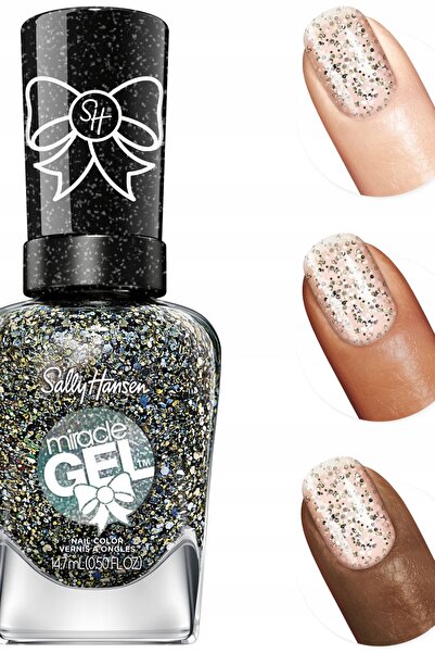 Sally Hansen Miracle Gel Ojă Semipermanentă UV cu Sclipici To Santa 906