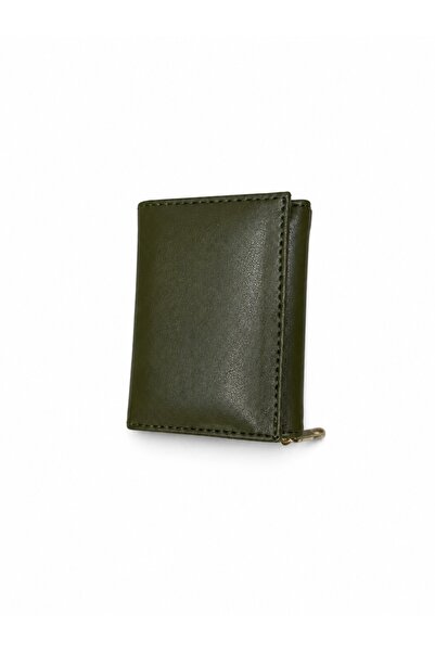 SHIKIRTI BAG STORE Khaki Color Women's Wallet with Zipper and Snap Fastener a...