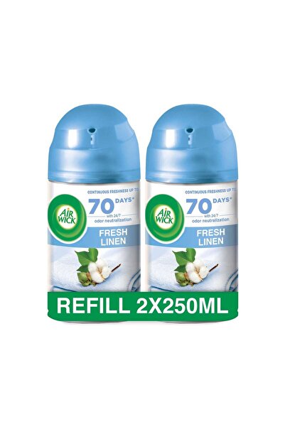 Air Wick Freshmatic Autospray Refill Fresh Linen Scent 2 x 250 ml