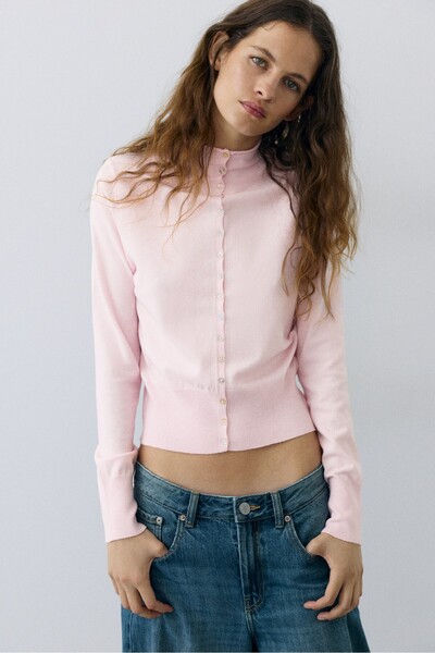 Pull & Bear Dik yaka hırka