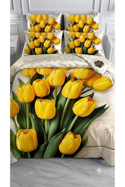 Elmas Dizayn Special Design Brand 240*260 cm Double Duvet Cover Set Organic S...