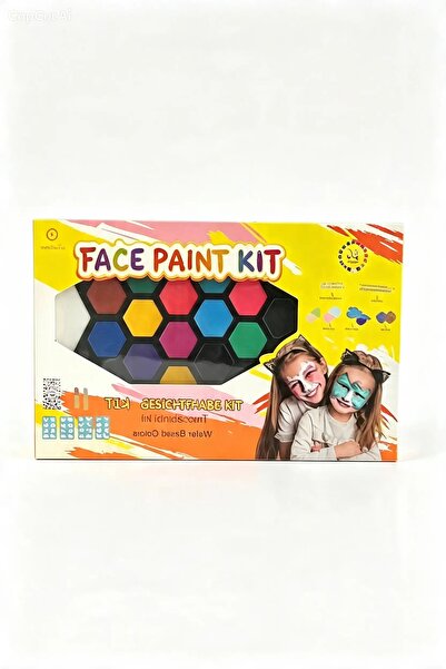 Generic Brand Set pictură pe față pentru copii Face Paint Kit, culori pe bază...