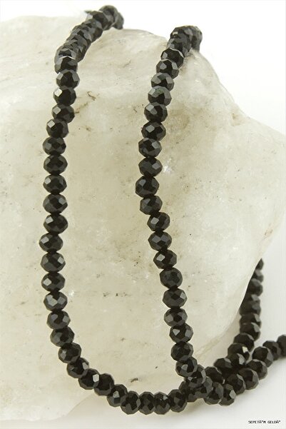 ZERO LAND Spt-Gld Colorful Crystal String Stone 4 (101503) mm Black