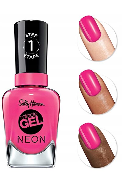 Sally Hansen Miracle Gel Ojă semipermanentă fără lampă UV Fuchsia Fever 050