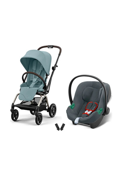 Cybex Eezy S Twist+2 Travel Sistem | Stormy Blue & Aton Steel Grey