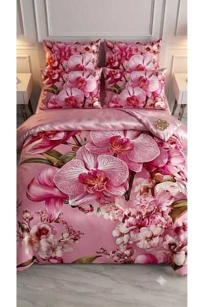 Elmas Dizayn Special Design Brand 240*260 cm Double Duvet Cover Set Organic S...