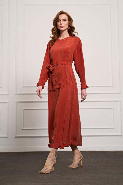 MissWhence Relaxed-Fit Silk Dress