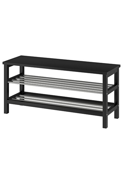 OEM Bancă depozitare pantofi 108x34x50 cm negru TJUSIG Bănci pentru hol