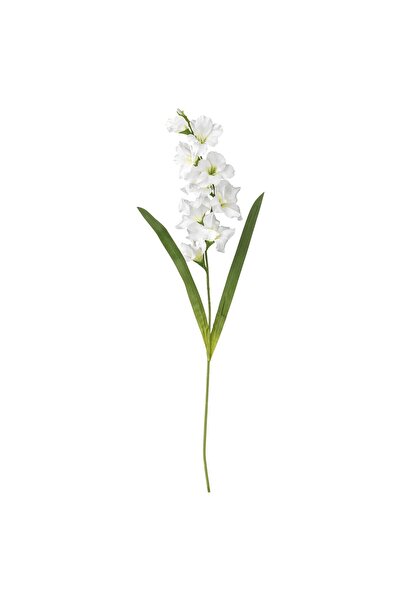 OEM Floare artificială 100 cm gladiolă/alb SMYCKA Flori tăiate artificiale