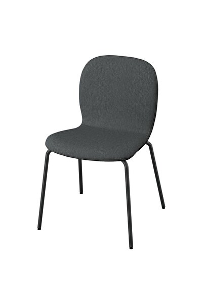 OEM Scaun Knäbäck gri închis/tubular metalic/negru-gri SKÅLSTA Scaune tapiţate