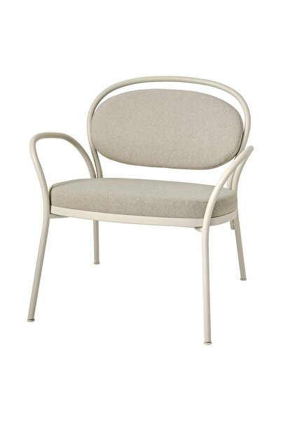 OEM Fotoliu metal gri deschis-bej/Tibbleby bej deschis ISMANTORP Scaune și fo...
