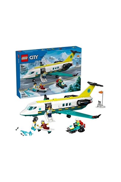 LEGO 60465 City Helikopter Ambulans Uçağı 403 parça +6 yaş