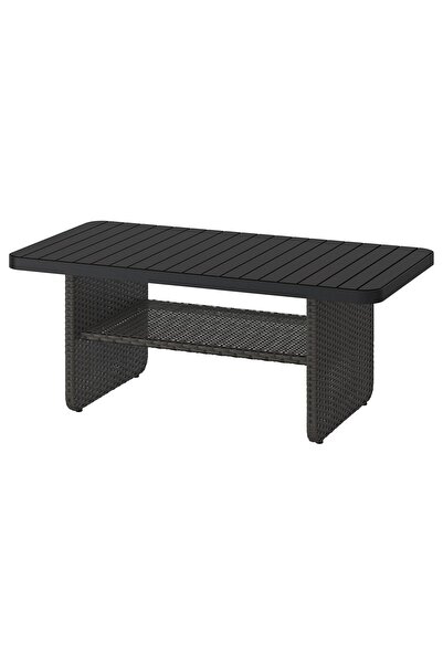 OEM Măsuță cafea 110x58 cm rattan plastic exterior/gri închis VITTSKÄR Măsuțe...