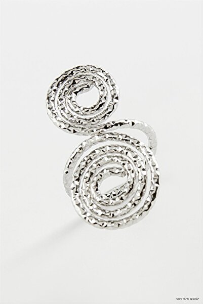 ZERO LAND Spt-Gld Infinity Metal Ring (114550) Silver Color