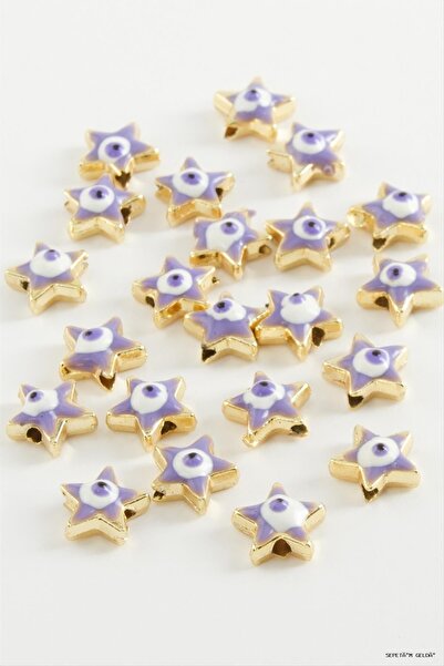 ZERO LAND Spt-Gld Star Enamel Bracelet and Pendant Horse 1 (112545) Piece Lilac