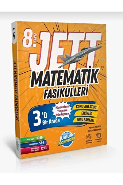 Ünlüler Karması ÜNLÜLER YAYINLARI 8.SINIF MATEMATİK JETT FASİKÜLLERİ