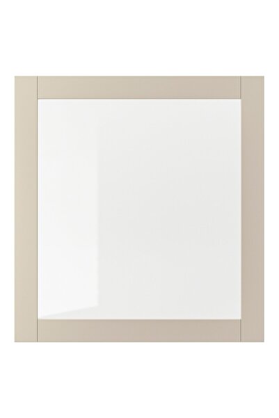 OEM Uşă sticlă 60x64 cm gri deschis-bej/sticlă transparentă SINDVIK Uși şi fr...
