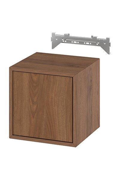 OEM Corp suspendat cu 1 ușă 35x35x35 cm maro aspect nuc EKET EKET Rafturi și ...