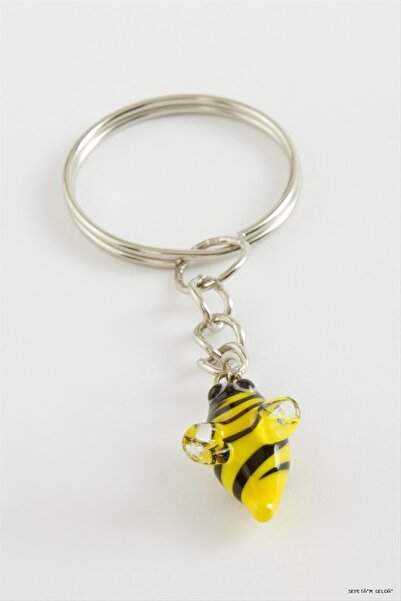 ZERO LAND Spt-Gld Arı Cam (114659) Keychain Yellow