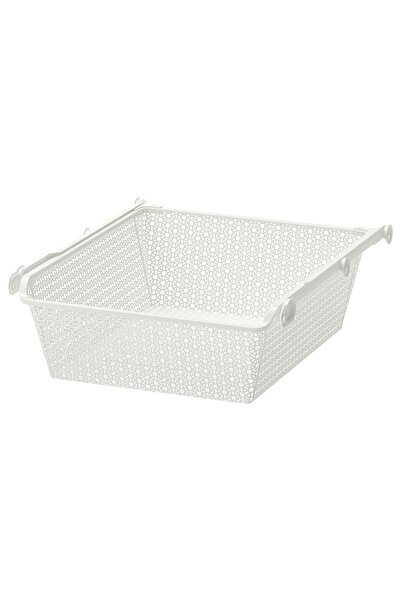 OEM Coş metalic + şină culisantă 50x58 cm alb KOMPLEMENT PAX organizatoare de...