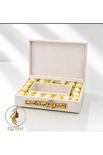 QUEEN صندوق مهر العروسه الملكي حسب طلبك عاى 0530784813معا اضافة احرف لوقو للع...
