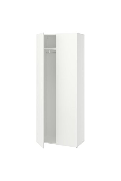 OEM Combinație dulap 80x42x201 cm alb LASTARE Combinații de dormitoare LASTARE
