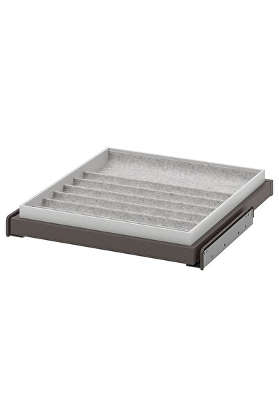 OEM Tavă culisantă cu organizator 50x58 cm gri închis/gri KOMPLEMENT PAX orga...