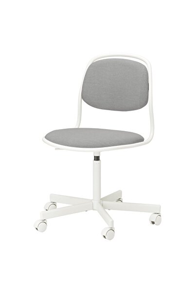 OEM Scaun rotativ alb/Vissle gri ÖRFJÄLL Scaune rotative