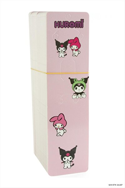 ZERO LAND Spt-Gld Çzgflm Character Vertical Set Necklace (110517) Card Pink