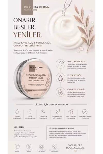 Bioscha Hyaluronic Acid & Kuyruk Yağlı Krem