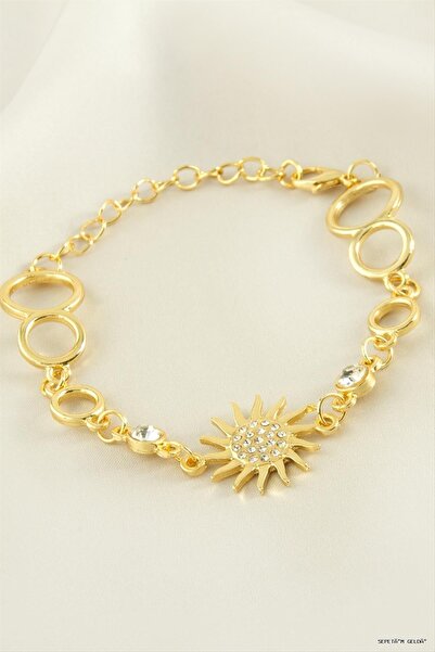 ZERO LAND Spt-Gld Star Stone (114637) Bracelet Yellow