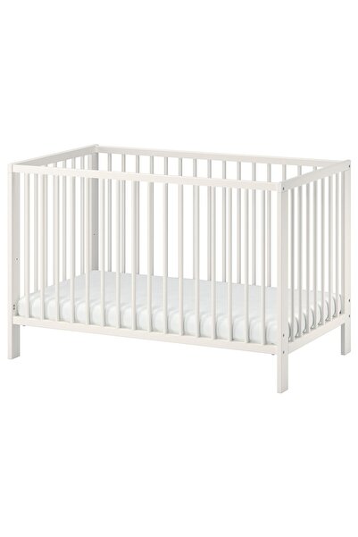 OEM Pătuţ 60x120 cm alb GULLIVER Pătuțuri pentru bebeluși