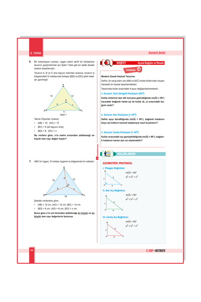Benim Hocam Yayınları 9. Sınıf Matematik Benim Fasikülüm