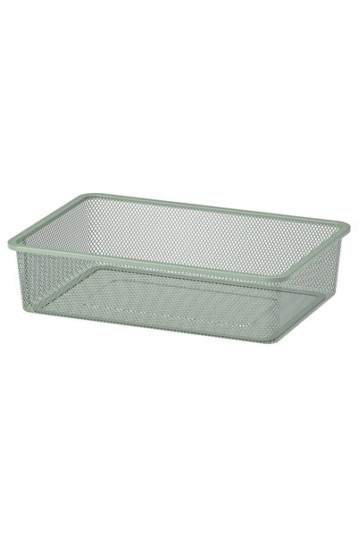 OEM Cutie depozitare cu plasă 42x30x10 cm verde-gri deschis TROFAST Cutii și ...