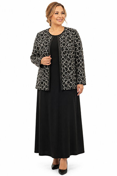 bihan store Women's Long Sleeved Sandy Dress with External Honeycomb Pattern ...