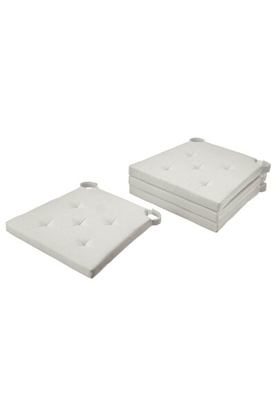 OEM Pernă scaun 42/35x40x4 cm natur JUSTINA Perne pentru scaune