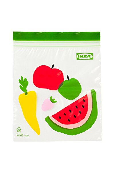OEM Resealable bag 1 l green fruit/vegetable model ISTAD Food storage accesso...