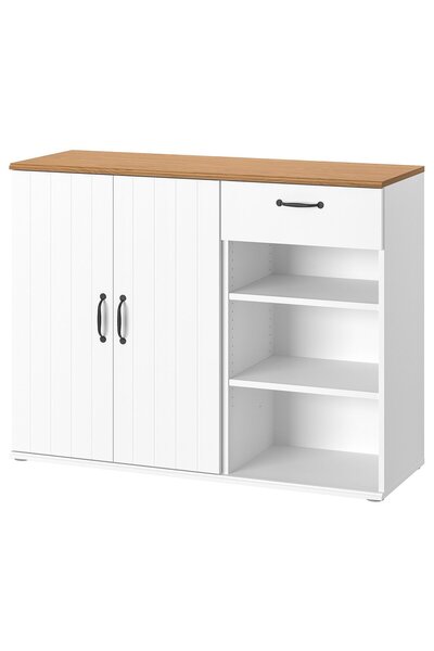 OEM Bufet 120x38x90 cm alb SKRUVBY Bufete