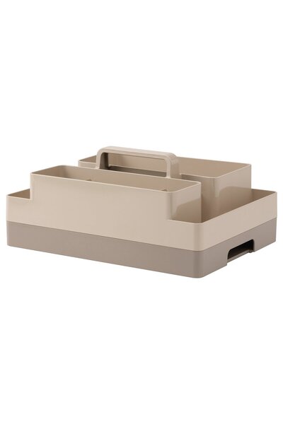 OEM Set organizator birou, 2 piese 26x35x16 cm gri-bej/gri închis-bej KUGGIS ...