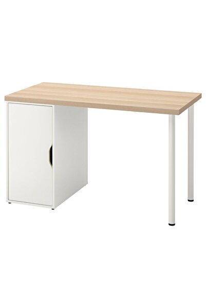 OEM Birou 120x60 cm vopsit alb/aspect stejar alb LAGKAPTEN / ALEX Combinații ...