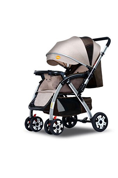Ma Baby Baby Stroller Can Sit And Lie Down Foldable With Large Storage Bag