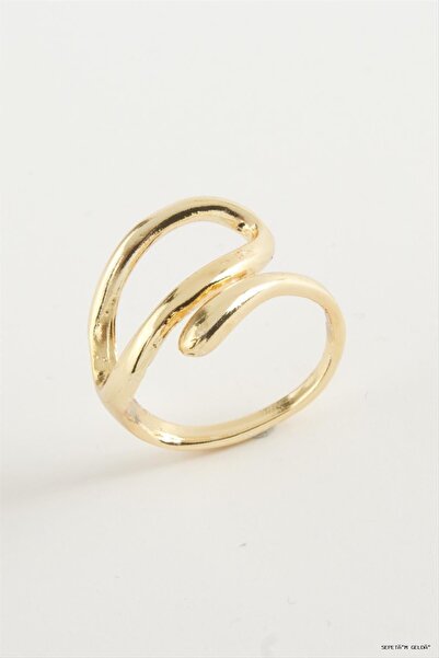 ZERO LAND Spt-Gld Oval Metal (112955) Ring Yellow