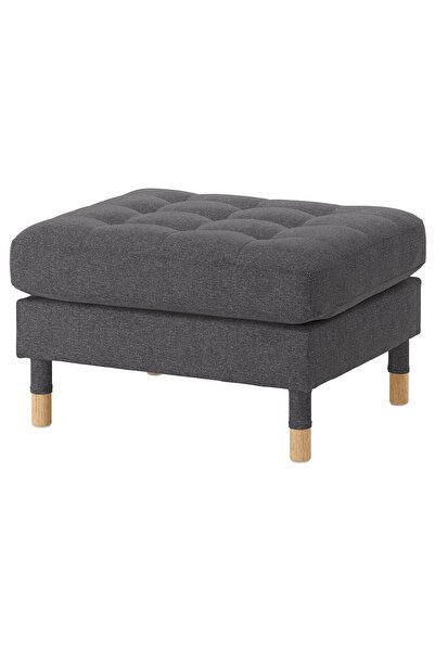 OEM Taburet Gunnared gri închis/metal LANDSKRONA Taburete şi poufuri cu huse ...