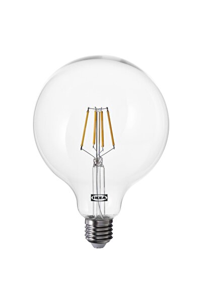 OEM Bec LED E27 470lm 125 mm intensitate reglabilă/glob sticlă transparentă L...