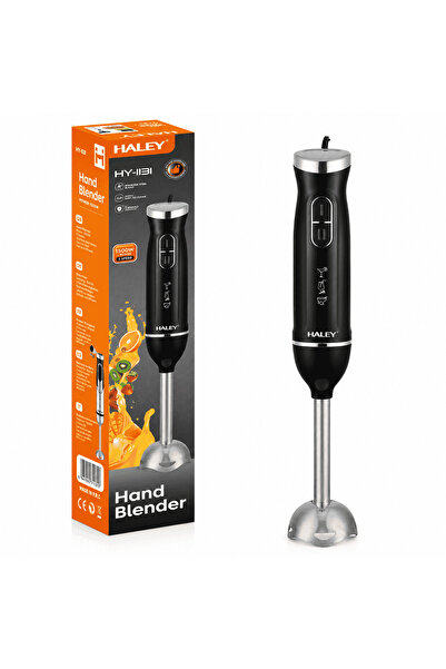 HALEY Vertical Hand Blender HY-1131, 1500W, 2 Speeds, Pulse Function, Stainle...