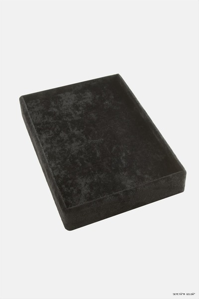ZERO LAND Spt-Gld Anfora Fabric Bracelet Stand (111131) 17X24 Black